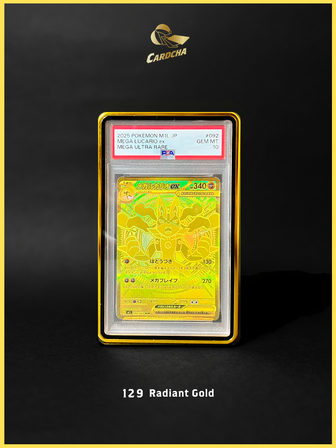 129 Radiant Gold Aluminium Case