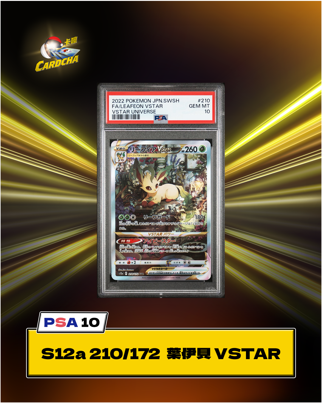 [PSA10] S12a 210/172 Leafeon SAR