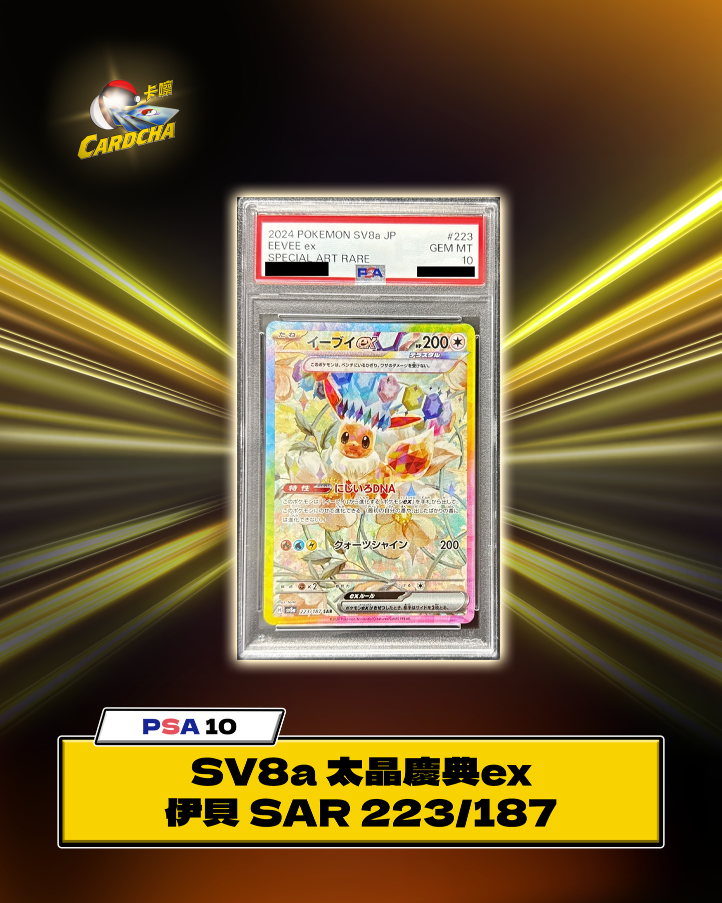 ［PSA10］SV8a 太晶慶典ex 伊貝 SAR 223/187